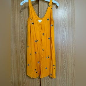 POPSUGAR Yellow Floral Dress